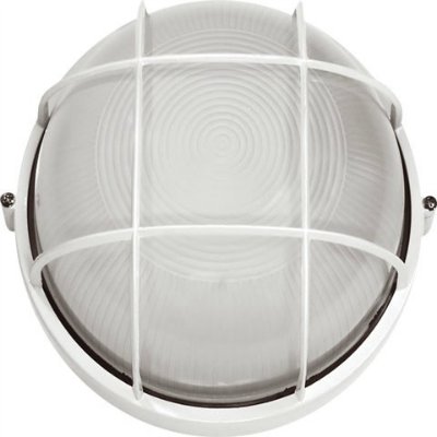 Светильник НПП 1102 бел. круг с решеткой 100Вт IP54 ИЭК LNPP0-1102-1-100-K01