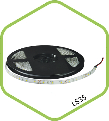 Лента светодиодная LS 35Y-60/65 60LED 4.8Вт/м 12В IP65 желтая LLT 4680005958917