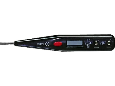 Тестер напряжения 12-220 В, жидкокристаллический дисплей с неоновой лампочкой, SPARTA 130855