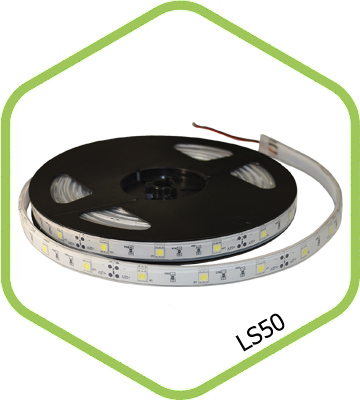 Лента светодиодная LS 50W-30/65 30LED 7.2Вт/м 12В IP65 белая LLT 4680005958948 в Ярославле