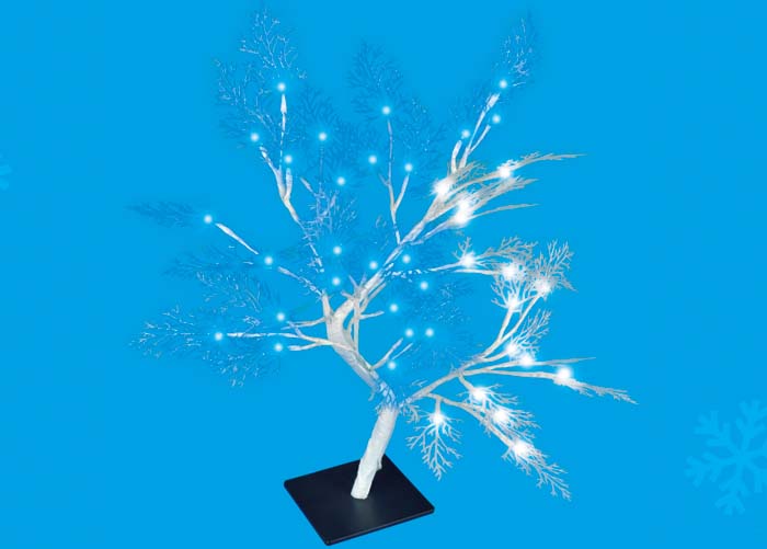Дерево светодиодное "Морозко", 50 см. 54 светодиода. ULT3550054SWAWBLIP20FROST в Ярославле
