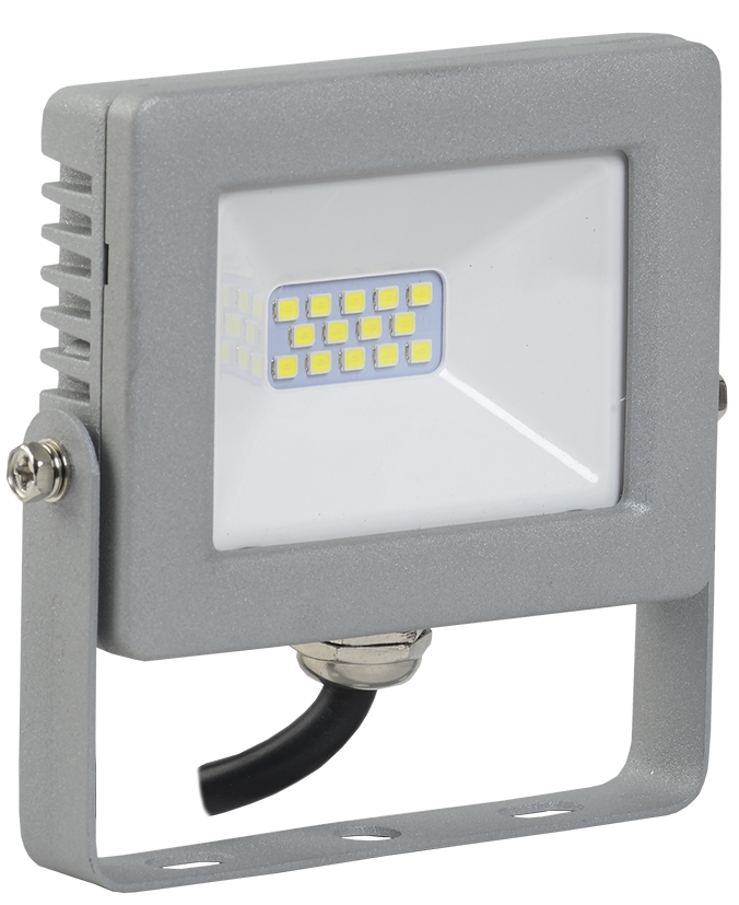 Прожектор СДО07-10 светодиодный серый IP65 ИЭК LPDO701-10-K03