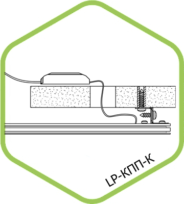 Комплект подвесов LP-КПП-К потолочный КОРОТКИЙ для панели светодиодной 4690612001401 в Ярославле