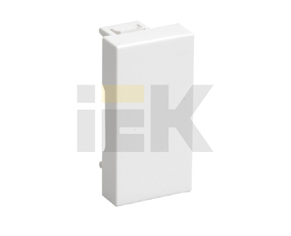 Заглушка на 1 модуль белая IEK CKK-40D-Z01-K01