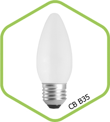 Лампа накаливания СВ B35 40Вт 220В Е14 МТ 380Лм ASD 4607177995090