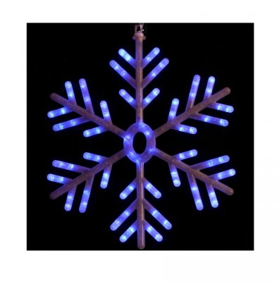 Фигура светодиодная "Снежинка" 162LED d=60см бел./син. SHlights LVLD-SF162-BW-60