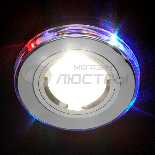 Встраиваеамый светильник Elektrostandard 2060/2 хром/мультиподсветка (SL/7-LED) SC в Ярославле