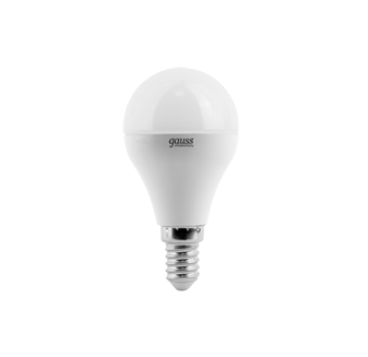 Лампа светодиодная LED Elementary Globe 6Вт E14 2700К Gauss 53116