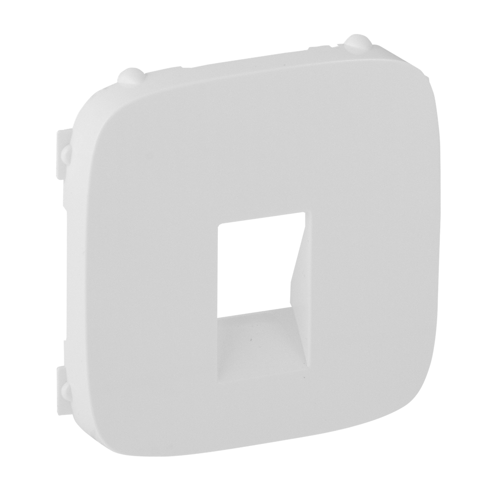 Панель лицевая Valena Allure для 1-м аудиорозетки с пружинными зажимами бел. Leg 755365
