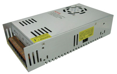 Ecola Блок питания для св/д лент 12V 400W IP20 201х99х50 вентилятор (интерьерный) B2L400ESB