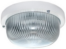 Ecola Light GX53 LED ДПП 03-7-001 светильник 1*GX53 прозр. стекло IP65 белый 185х185х85 TR53T1ECR