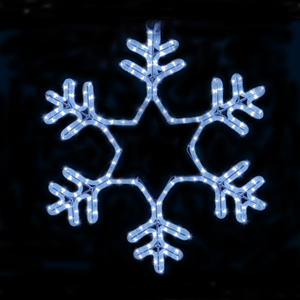 Фигура "Снежинка LED" 55смх55см син. 28Вт 220В IP44 NEON-NIGHT 501-335 в Ярославле