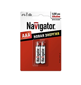 Элемент питания 94 750 NBT-NE-LR03-BP2 (блист.2шт) Navigator 94750