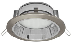 Ecola GX70-H6R светильник сатин-хром встр. с рефл.  65x171 FS70R6ECB