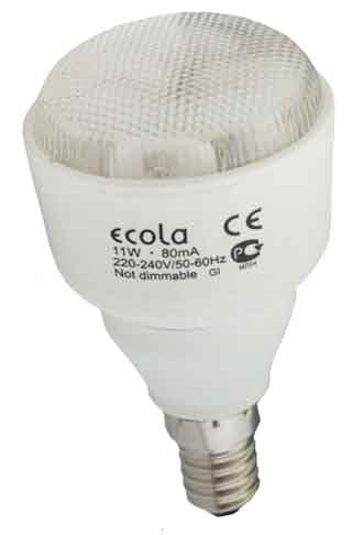 Ecola Reflector R50 11W Luxer 220V E14 6400K (R50) 90x50 G4LD11ECG