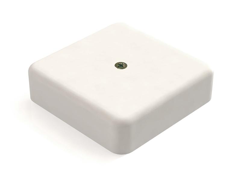 Коробка КМ41222 распаячная для ОП 100х100х44мм белая(с контактной группой)