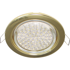 Ecola GX53 H4 Downlight without reflector_gold (светильник) 38x106 - 2pack FG53P2ECB