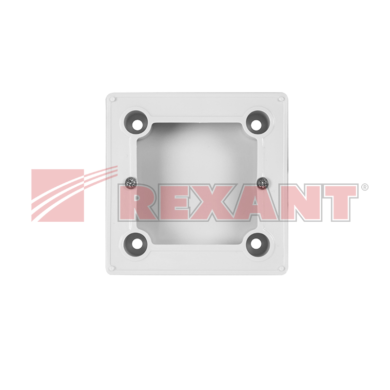 Бокс для накладного монтажа электроустановочных изделий BN-01 (белый) REXANT 51-0569-1