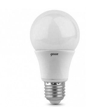 Лампа светодиодная A60 7Вт грушевидная 4100К белый E27 710лм 150-265В GAUSS 102502207 в Ярославле