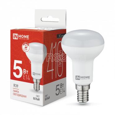 Лампа светодиодная LED-R39-VC 5Вт 230В E14 4000К 410лм IN HOME 4690612030852
