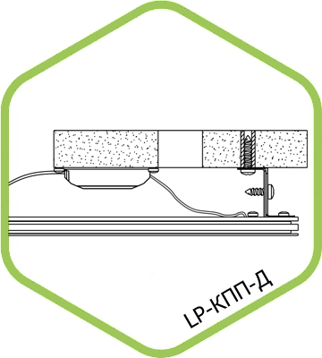 Комплект подвесов LP-КПП-Д потолочный ДЛИННЫЙ для панели светодиодной 4690612001999 в Ярославле