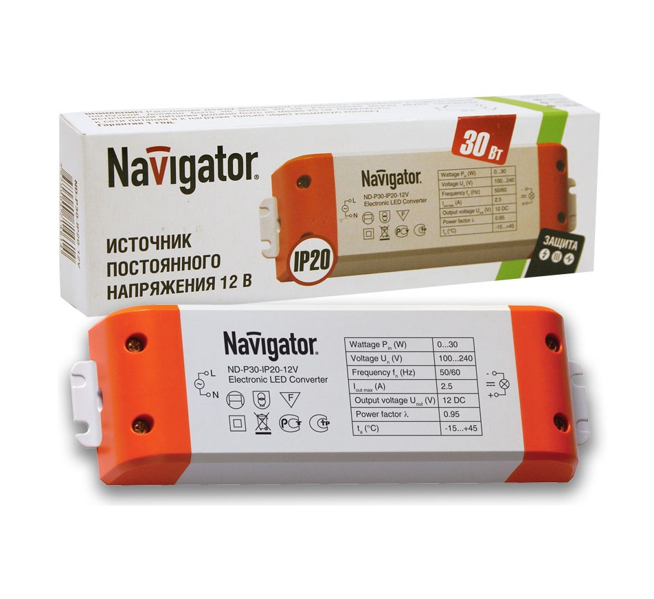 Драйвер 71 461 ND-P30-IP20-12V Navigator 71461