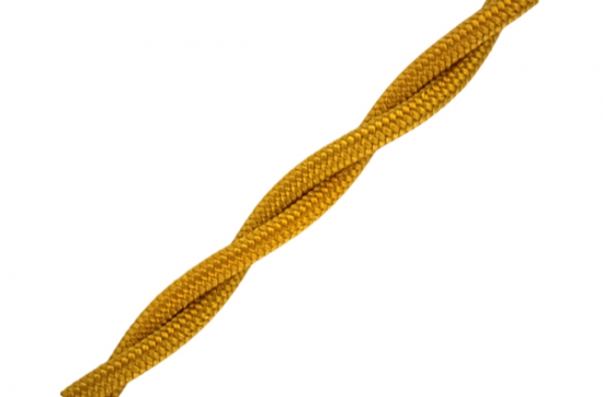 BIRONI Витой провод 3*0,75, цвет золото B1-432-79