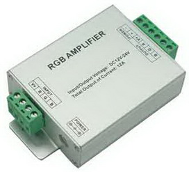 Ecola LED strip RGB Amplifier 12A 144W 12V (288W 24V) усилитель для RGB ленты AMP12AESB