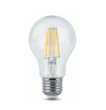 Лампа светодиодная LED Filament A60 E27 6Вт 2700К Gauss 102802106 в Ярославле