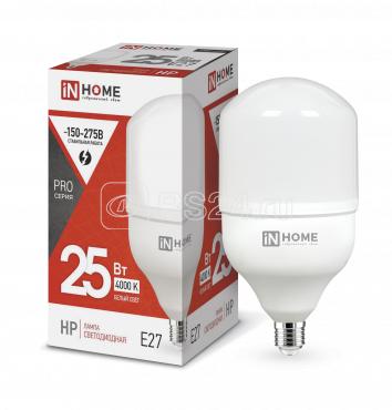 Лампа светодиодная LED-HP-PRO 25Вт 230В 4000К E27 2250лм IN HOME 4690612031057 в Ярославле