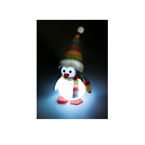 Фигурка "Пингвин" в шапке и шарфе 18см Космос KOCNL-EL121