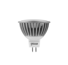 Лампа светодиодная LED MR16 5Вт SMD 12В GU5.3 2700К FROST Gauss 201505105  в Ярославле