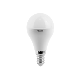 Лампа светодиодная LED Elementary Globe 6Вт E14 4100К Gauss 53126