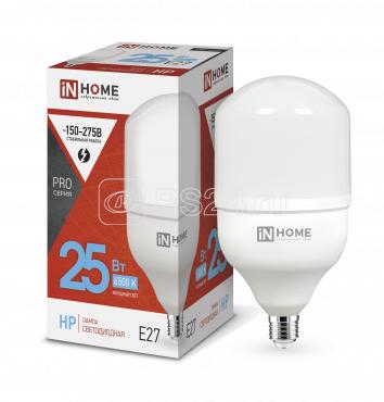 Лампа светодиодная LED-HP-PRO 25Вт 230В 6500К E27 2250лм IN HOME 4690612031064 в Ярославле