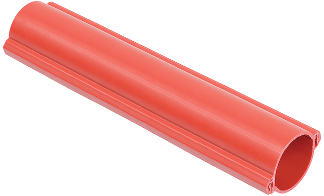 Труба гладкая ПВХ жесткая разборная d110мм красн. (дл.3м) IEK CTR30-110-K04-003
