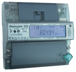 Счетчик "Меркурий" 236 АRT-01 PQRS 3ф 5-60А 1.0/2.0 класс точн. многотариф.; оптопорт RS485 ЖКИ DIN в Ярославле