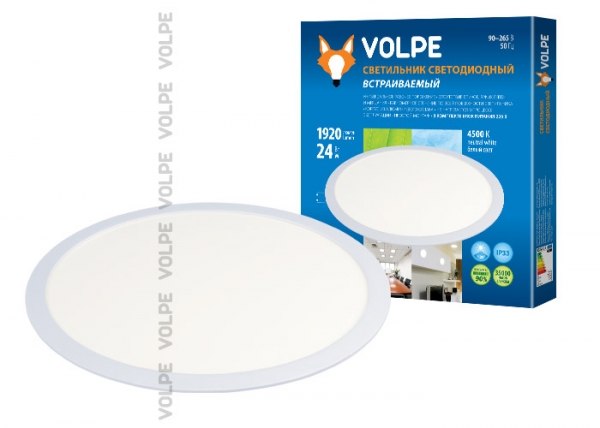 Светильник светодиодный встраиваемый «Volpe» ULP-Q201-3230