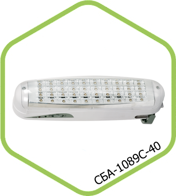 Светильник светодиодный аварийный СБА 1089С 40 LED LEAD AC/DC 4607177998466