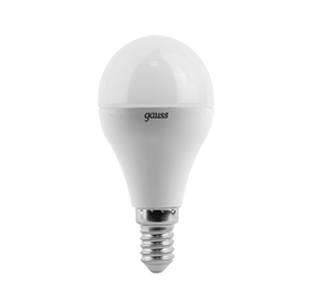 Лампа светодиодная LED Globe 6.5Вт E14 4100К Gauss 105101207